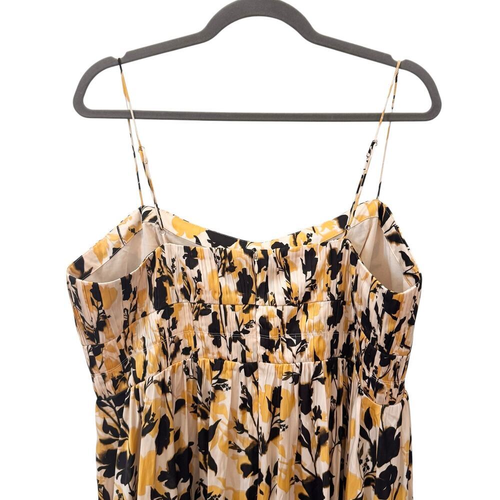 NWT J. Crew Collection Floral Ruched Maxi Dress in Luster Georgette CK990 Sz 16 - Picture 7 of 11